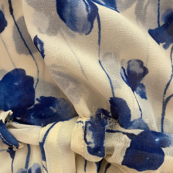 Misa Los Angeles Blue/White Dress size M - Picture 4 of 4